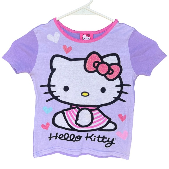 Y2K Hello Kitty Baby Tee Crop Top - Picture 1 of 7